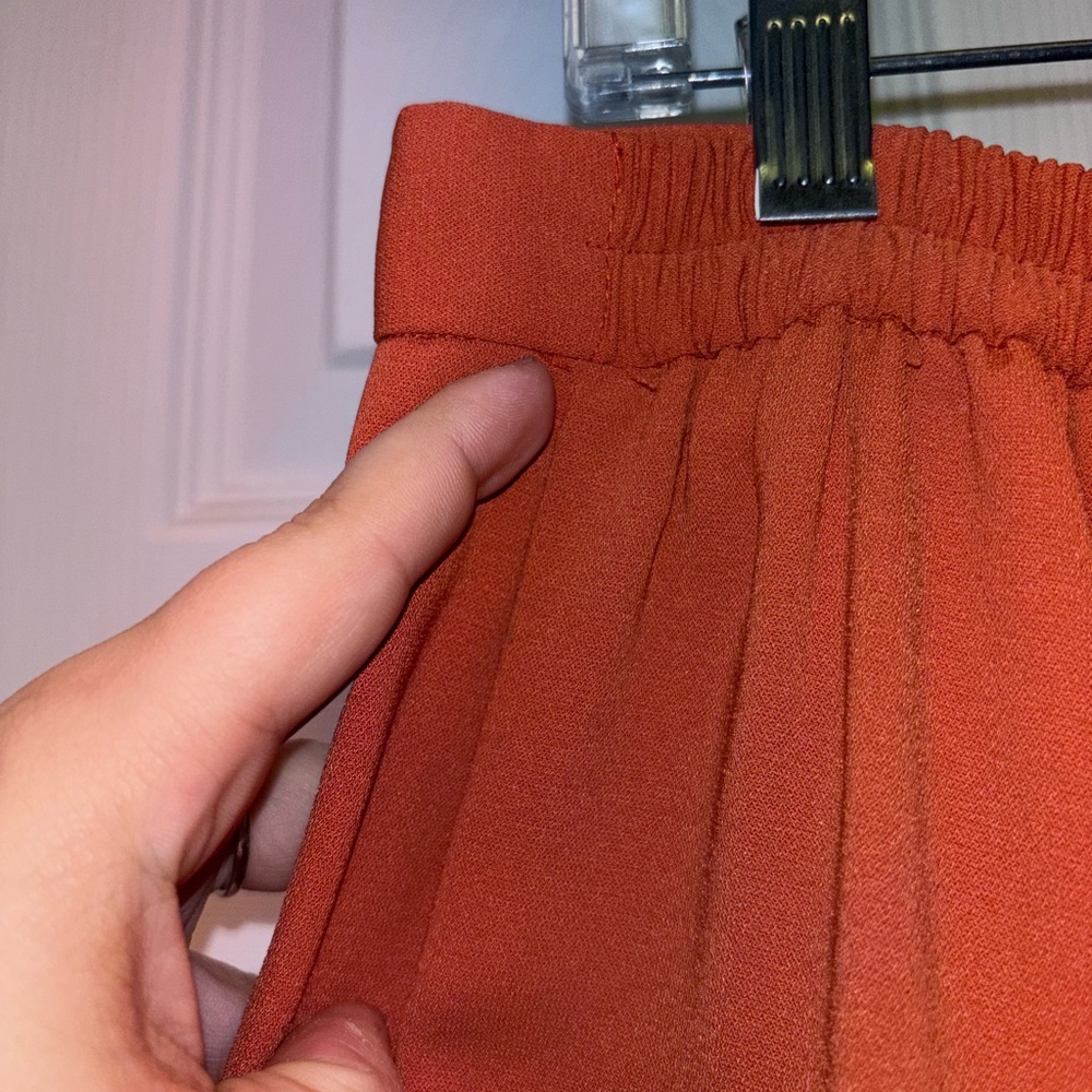 Vintage Jon Lawrence Rust Wide Leg Pants – Size 18W – Made in USA - Picture 8 of 11